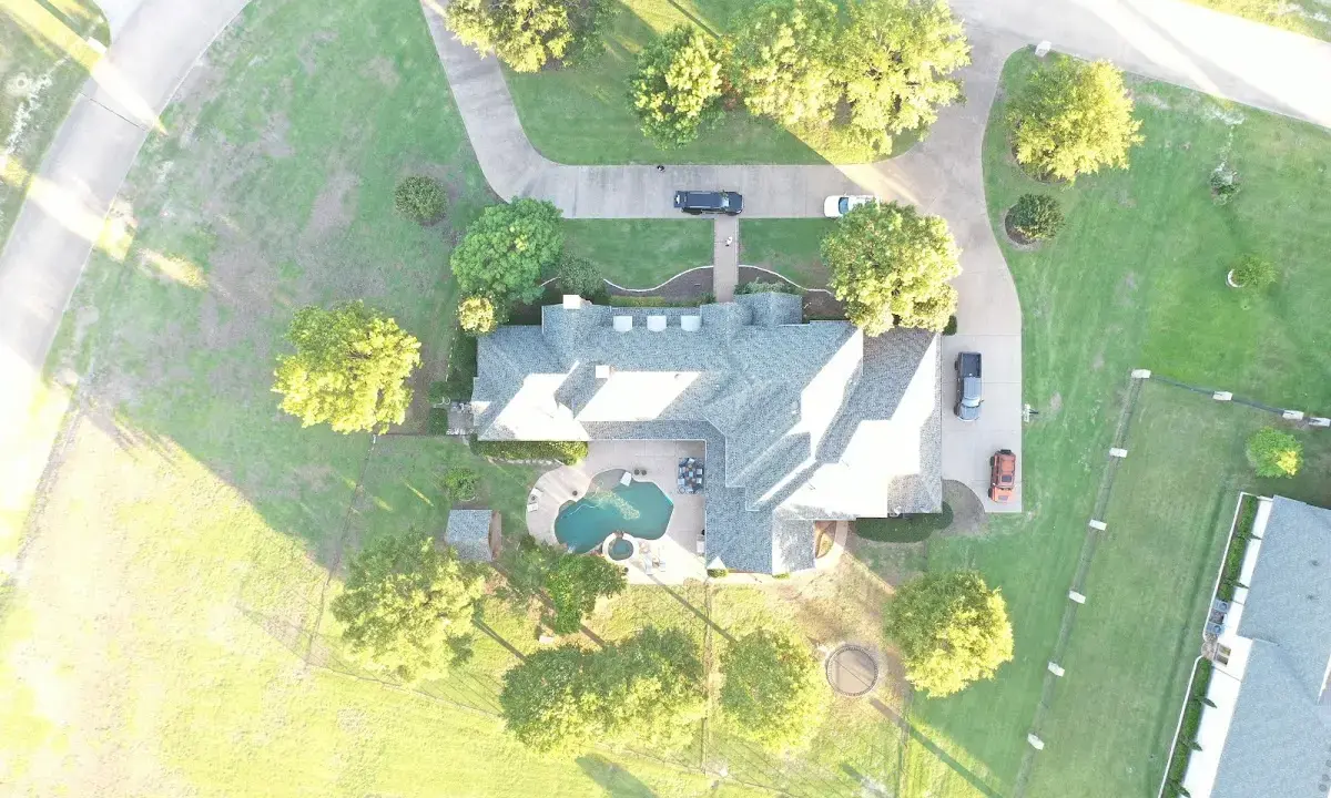 New shingle roof installation on a home in Itasca